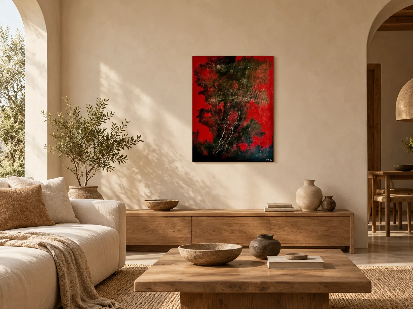 Tableau - MAGMA - Acrylique abstraite