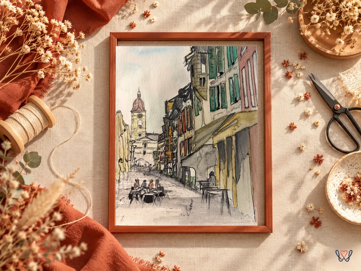 Bon pour une aquarelle